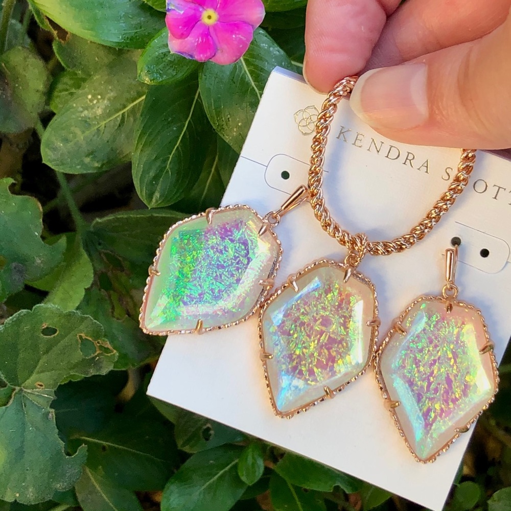CUSTOM KENDRA SCOTT DICHROIC FOIL CORLEYS & CORLA